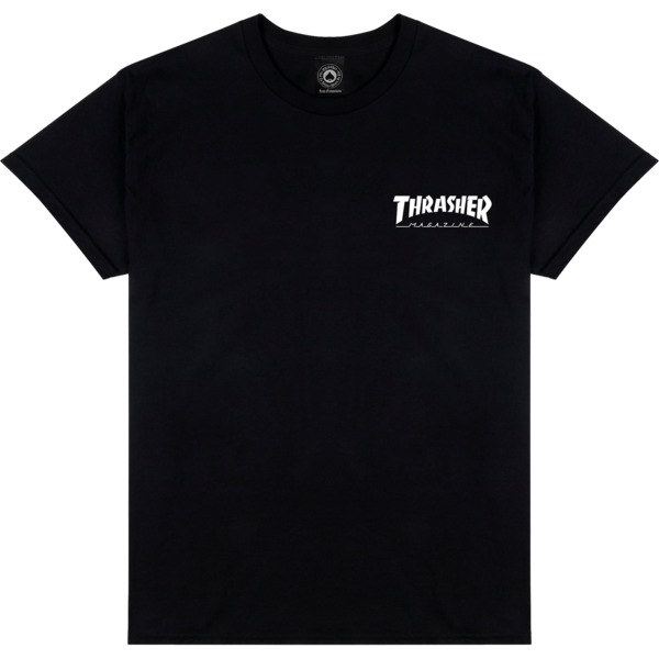 Thrasher Magazine Little Thrasher Black Men's Short Sleeve T-Shirt - Medium