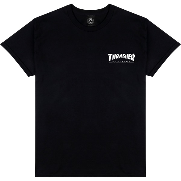Thrasher Magazine Little Thrasher Black Men's Short Sleeve T-Shirt - Large