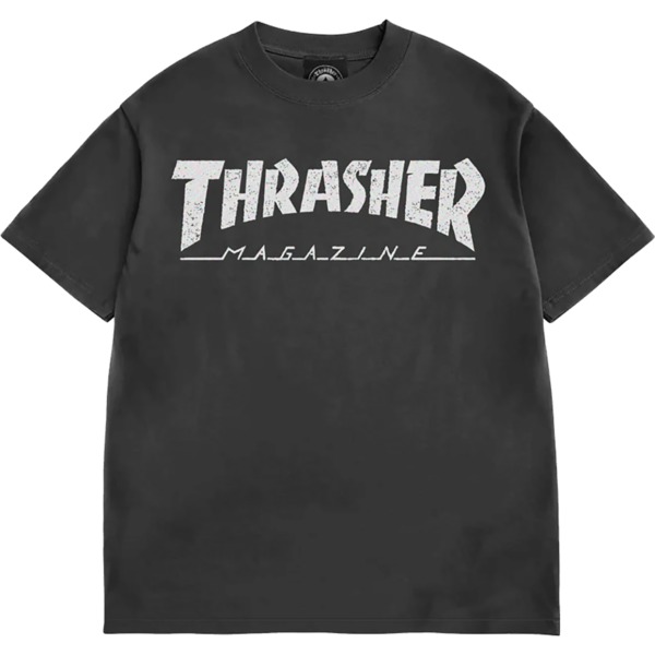 Thrasher Magazine Mag Logo Vintage Black Men's Short Sleeve T-Shirt - Large