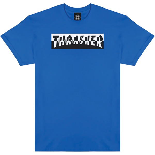 Thrasher Magazine Mixtape Royal Men's Short Sleeve T-Shirt - X-Large Thrasher Magazine Mixtape Royal Men's Short Sleeve T-Shirt - X-Large