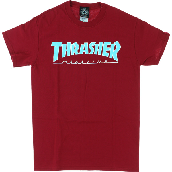 sky blue thrasher shirt