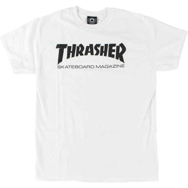 Thrasher Magazine Skate Mag White / Black Men's Short Sleeve T-Shirt - Medium
