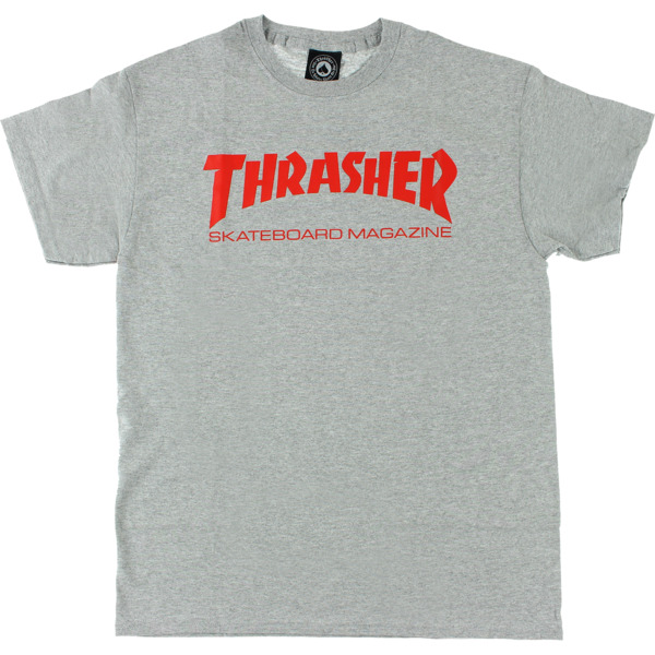 Thrasher Magazine Skate Mag Heather / Red Men's Short Sleeve T-Shirt - Medium