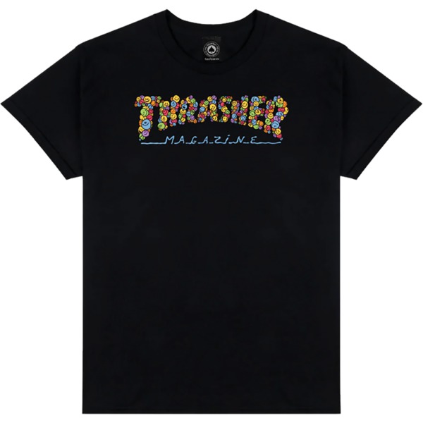 Thrasher Magazine Kevin "Spanky" Long Ninety-Five Black Men's Short Sleeve T-Shirt - X-Large