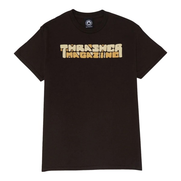 Thrasher Magazine Blocks Dark Chocolate Men's Short Sleeve T-Shirt - Small Thrasher Magazine Blocks Dark Chocolate Men's Short Sleeve T-Shirt - Small