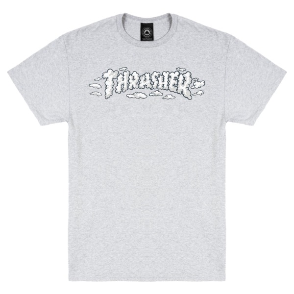 Thrasher Magazine Clouds by Spanky Long Navy Men's Short Sleeve T-Shirt - Large
