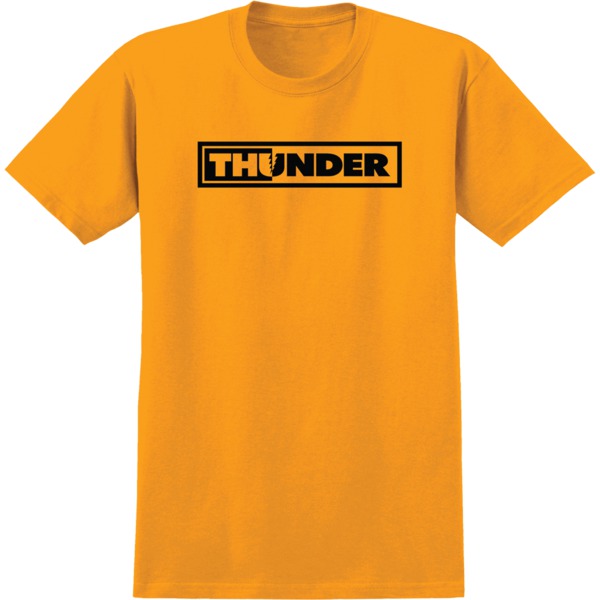 Thunder Trucks Bolts Men's Short Sleeve T-Shirt in Gold / Black