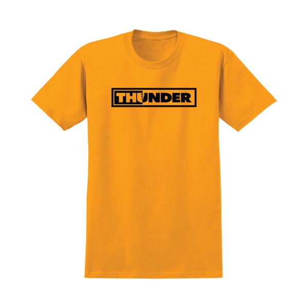 Thunder Trucks Bolts Gold / Black Men's Short Sleeve T-Shirt - X-Large