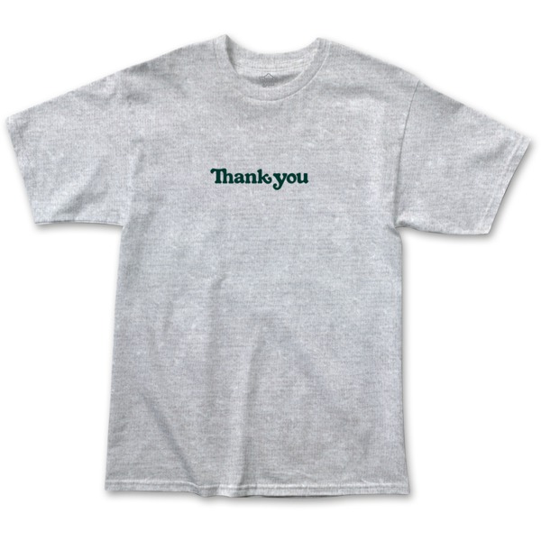 Thank You Skateboards Center Heather Grey Men's Short Sleeve T-Shirt - Small