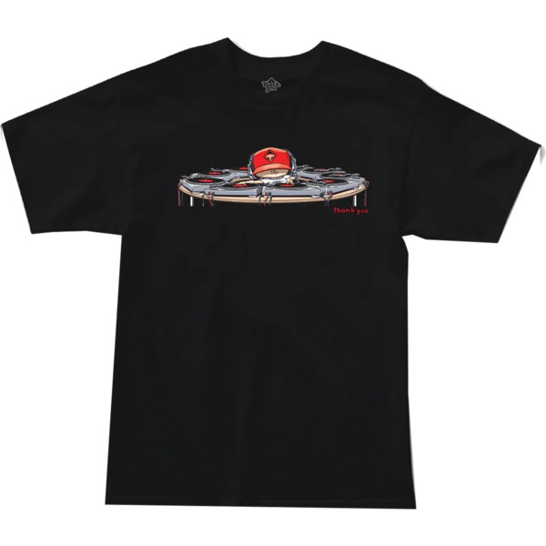 Thank You Skateboards Ronnie Creager Mix Master Black Men's Short Sleeve T-Shirt - Medium