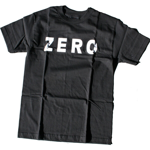 Zero Skateboards Army Logo Men's Short Sleeve T-Shirt in Black / White