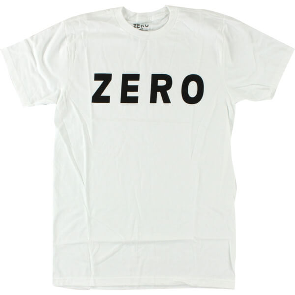 Zero Skateboards Army Logo White / Black Men's Short Sleeve T-Shirt - Large Zero Skateboards Army Logo White / Black Men's Short Sleeve T-Shirt - Large
