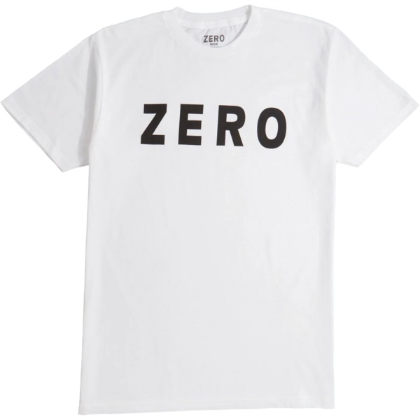 Zero Skateboards Army Logo White / Black Men's Short Sleeve T-Shirt - XX-Large Zero Skateboards Army Logo White / Black Men's Short Sleeve T-Shirt - XX-Large