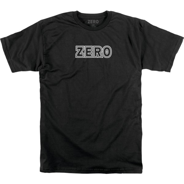 Zero Skateboards Bold Mini Black Men's Short Sleeve T-Shirt - Small