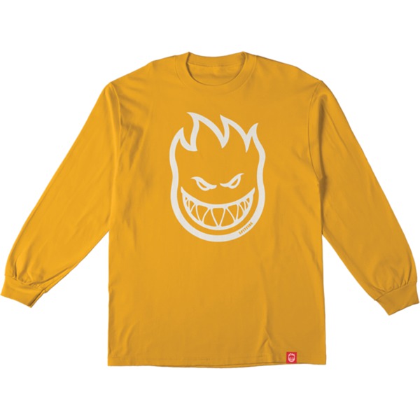 Spitfire Wheels Bighead Men's Long Sleeve T-Shirt in Gold / White