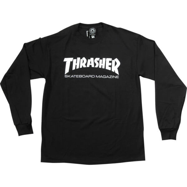 Thrasher Magazine Skate Mag Men's Long Sleeve T-Shirt in Black