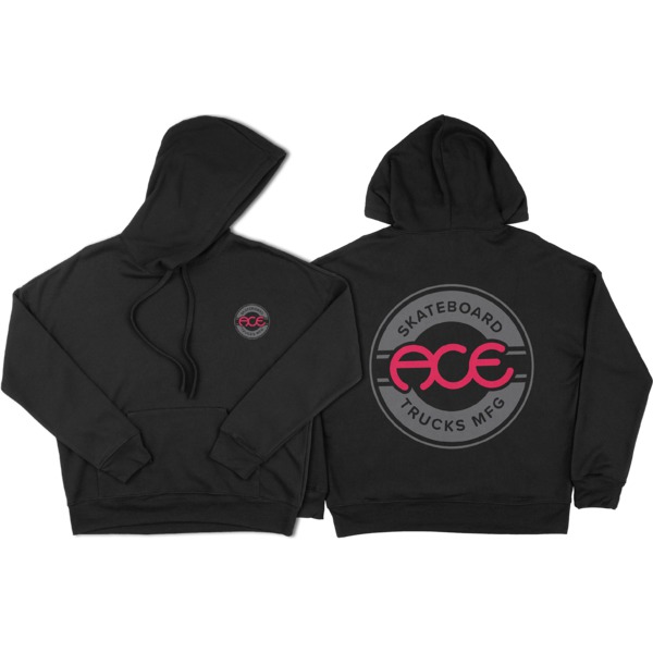 Ace Trucks MFG. Seal Men's Hooded Sweatshirt in Black