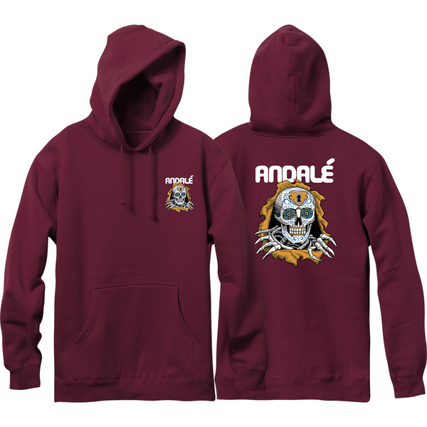 Andale Skateboard Bearings Brigade Men's Hooded Sweatshirt