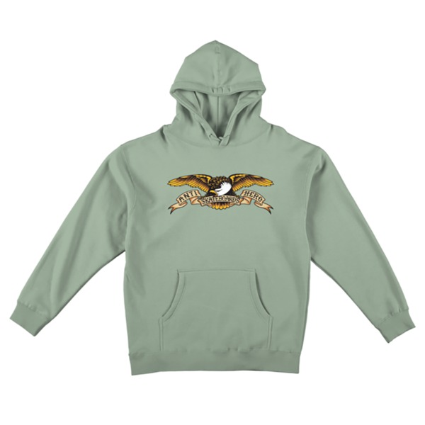 Anti Hero Skateboards Eagle Men's Hooded Sweatshirt in Dusty Sage