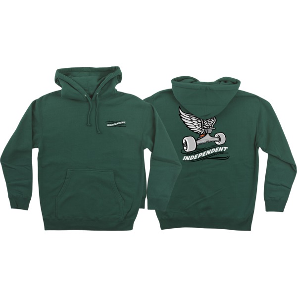 Independent Truck Company Take Flight Alpine Green Men's Hooded Sweatshirt - Large