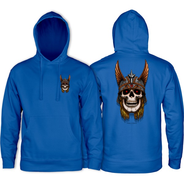 Powell Peralta Andy Anderson Skull Men's Hooded Sweatshirt in Royal