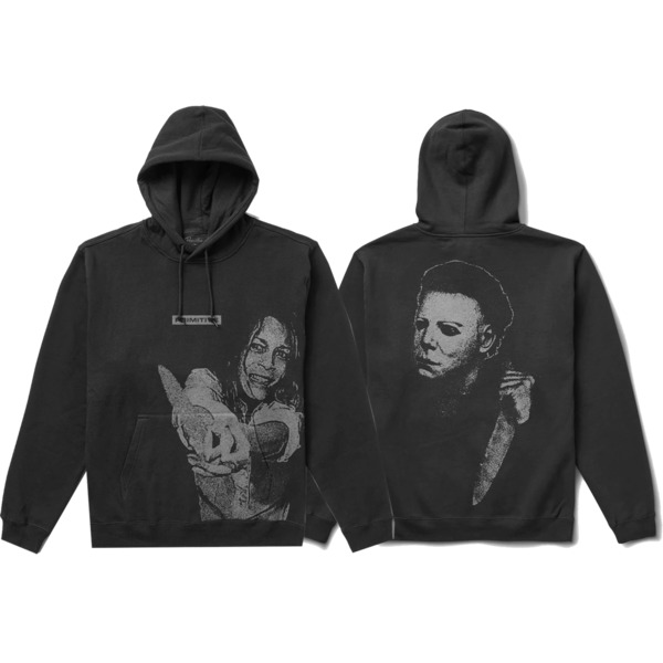 Primitive Skateboarding Myers Black Men's Hooded Sweatshirt - Medium