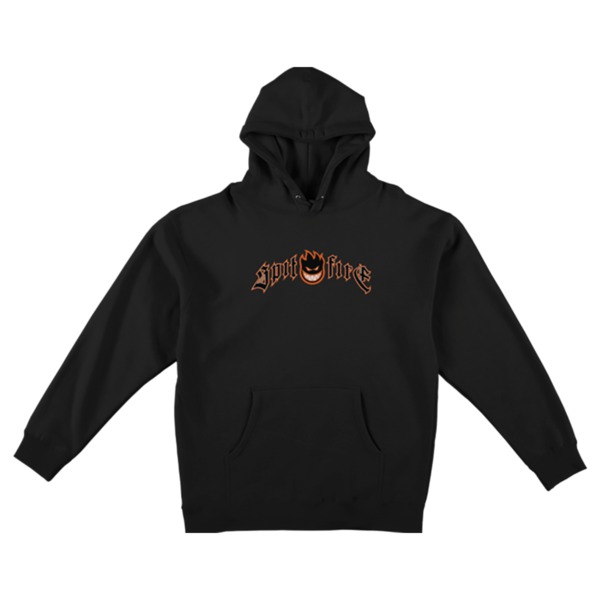Spitfire Wheels Immortal Fire Black Men's Hooded Sweatshirt - Medium
