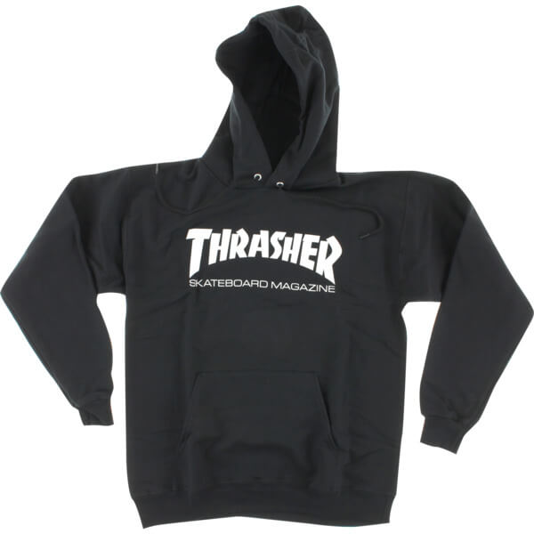 Thrasher Magazine Logo Skate Mag Men's Hooded Sweatshirt in Black