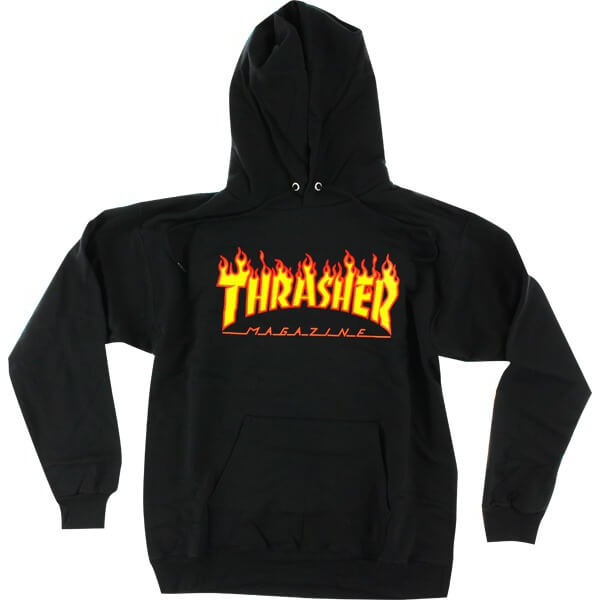 Thrasher Magazine Flames Men's Hooded Sweatshirt