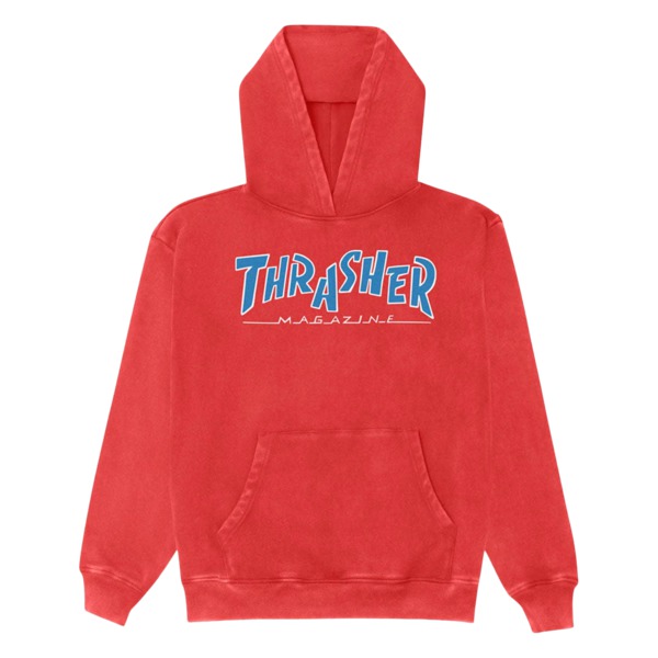 Thrasher Magazine Parra Mag Vintage Red Men's Hooded Sweatshirt - Small Thrasher Magazine Parra Mag Vintage Red Men's Hooded Sweatshirt - Small