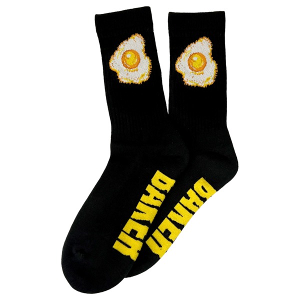 Baker Skateboards Any Questions Black Crew Socks - One size fits most Baker Skateboards Any Questions Black Crew Socks - One size fits most