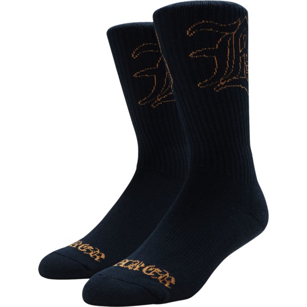 Baker Skateboards Big B Navy Crew Socks - One Size Fits Most