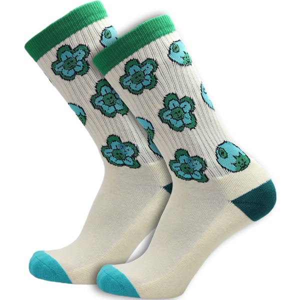 Psockadelic Socks Flower Ball Crew Socks - One Size Fits All