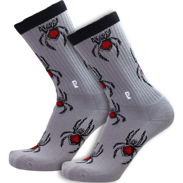 Psockadelic Socks Spider Spade Crew Socks - One Size Fits All