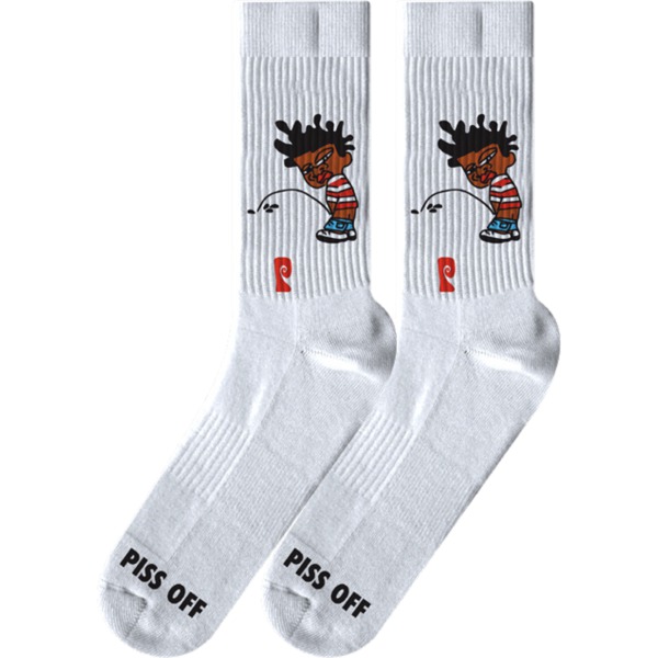 Psockadelic Socks Zach Allen Piss Crew Socks - One size fits most