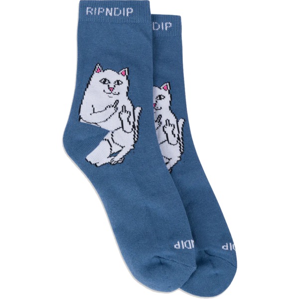 Rip N Dip Lord Nermal Slate Mid Socks - One size fits most