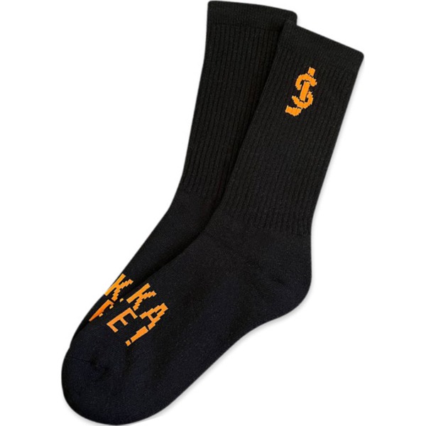 Shake Junt Yadadamean Black Crew Socks - One size fits most