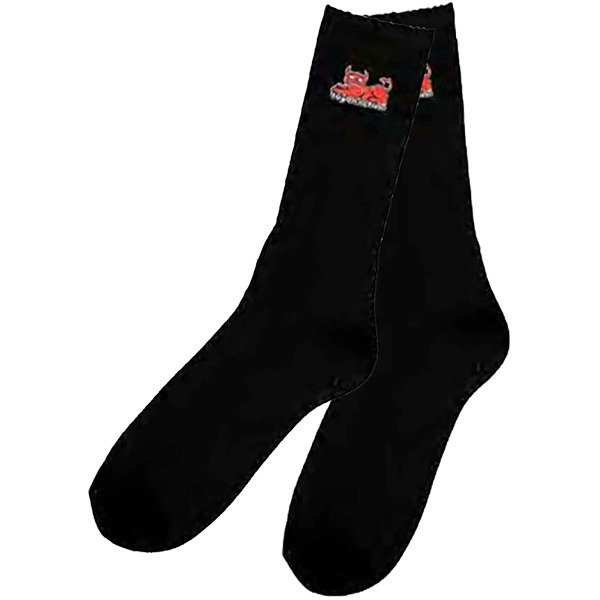 Toy Machine Skateboards Devil Cat Black Crew Socks - One size fits most