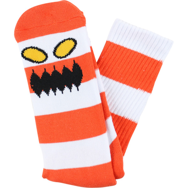 Toy Machine Skateboards Monster Big Stripe Crew Socks - One size fits most