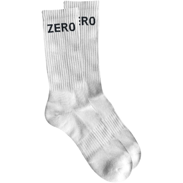 Zero Skateboards Army White / Black Crew Socks - One Size Fits Most