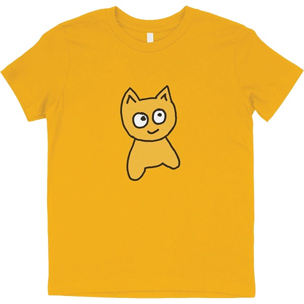 Meow Skateboards Big Cat Gold Women's T-Shirt - Youth Large