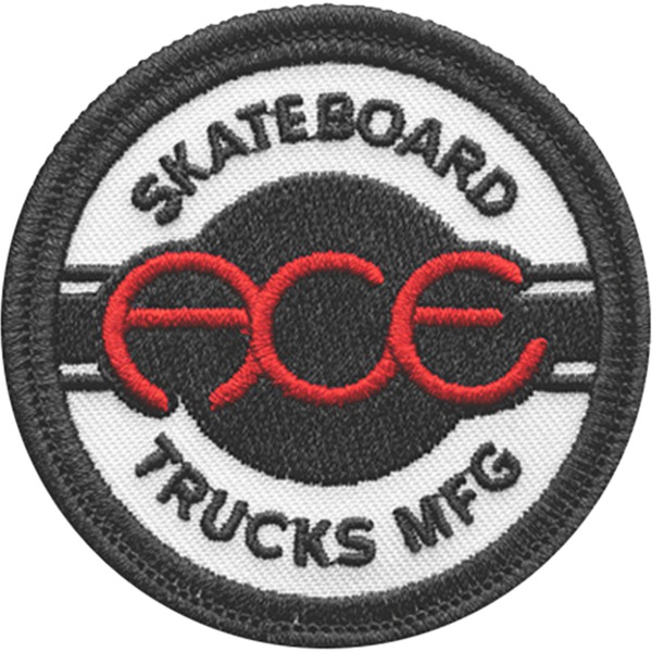 Ace Trucks MFG. 2.5" Seal Black / White / Red Patch