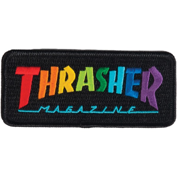 Thrasher Magazine Rainbow Magazine Black Patch