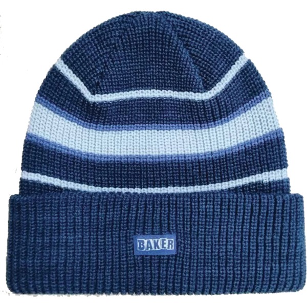 Baker Skateboards Hassler Navy / Blue Beanie Hat - One size fits most
