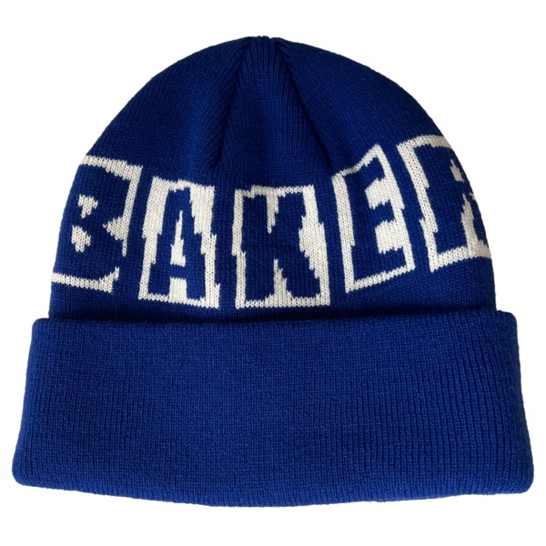 Baker Skateboards Brand Logo Royal Blue Beanie Hat - One size fits most Baker Skateboards Brand Logo Royal Blue Beanie Hat - One size fits most