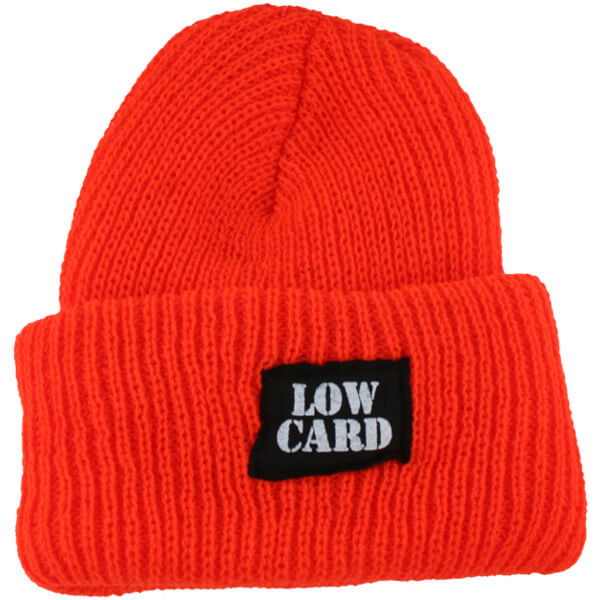 Lowcard Mag Longshoreman Beanie Hat in Orange