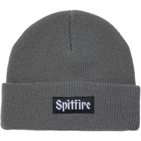 Spitfire Wheels Molotov Script Charcoal Beanie Hat - One size fits most