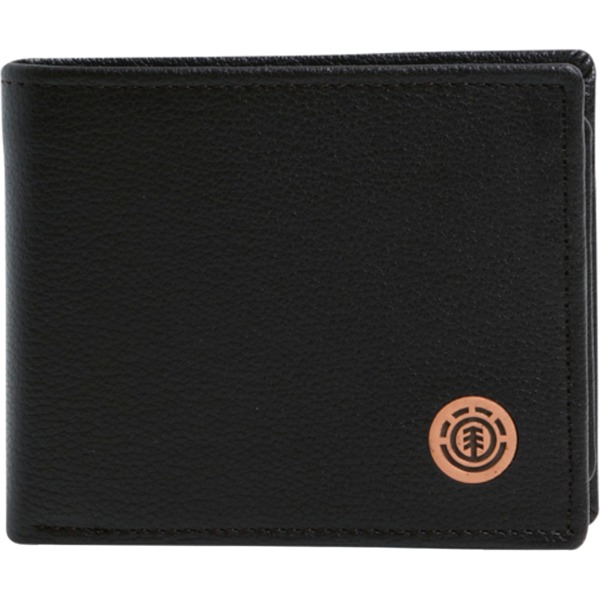 Element Skateboards Icon Leather Chocolate Bi-Fold Wallet