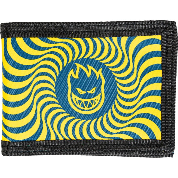 Spitfire Wheels Bighead Swirl Navy / Gold Bi-Fold Wallet