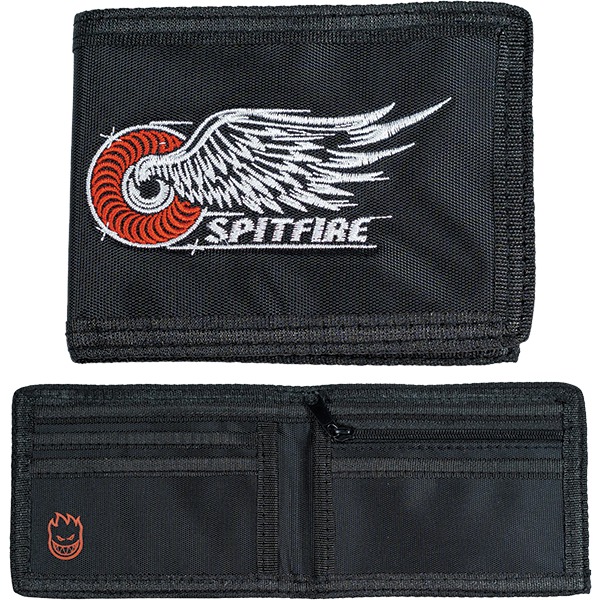 Spitfire Wheels Classic Wing Black Bi-Fold Wallet Spitfire Wheels Classic Wing Black Bi-Fold Wallet